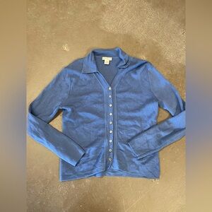 Ann Taylor Classic Blue Cardigan